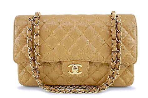 camel chanel flap bag